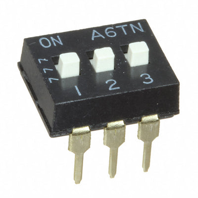 A6TN-3104 by Omron Electronics Inc-EMC Div - SWITCH SLIDE DIP SPST 25MA 24V