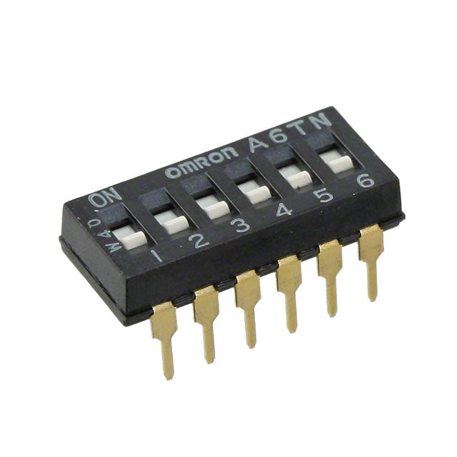 A6TN-6101 by Omron Electronics Inc-EMC Div - SWITCH SLIDE DIP SPST 25MA 24V