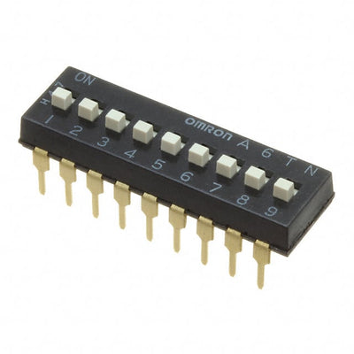 A6TN-0104 by Omron Electronics Inc-EMC Div - SWITCH SLIDE DIP SPST 25MA 24V