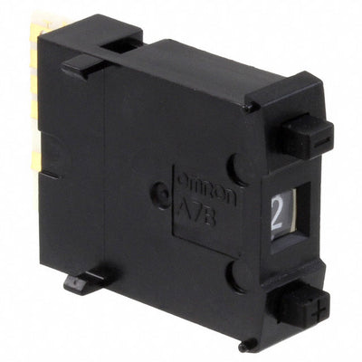 A7BS-254-1 by Omron Electronics Inc-EMC Div - SWITCH THUMB HEX 0.1A 50V/28V