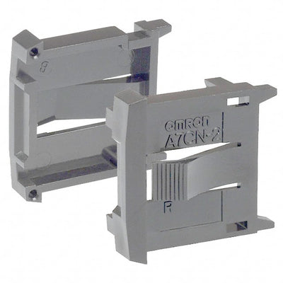 A7CN-2M by Omron Electronics Inc-EMC Div - END CAP 2PC LIGHT GRAY FRONT MNT