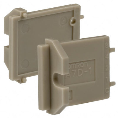 A7D-1M by Omron Electronics Inc-EMC Div - END CAP GRAY BACK MNT 2PCS