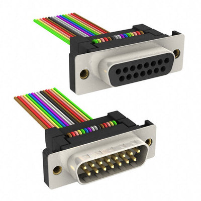 A7VWB-1506M by TE Connectivity AMP Connectors - CABLE D-SUB-AMU15B/AE15M/AFU15B