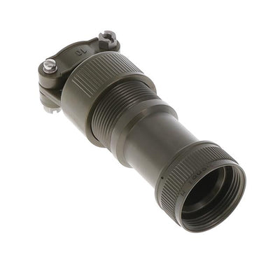 A8504911118W by Amphenol Interconnect India - CONNECTOR BACKSH W/CLMP SZ16 19 OLIV