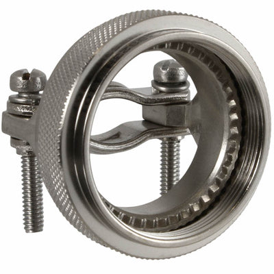 A8504938S23N by Amphenol Interconnect India - CONNECTOR CABLE CLAMP SZ 23 SILVER