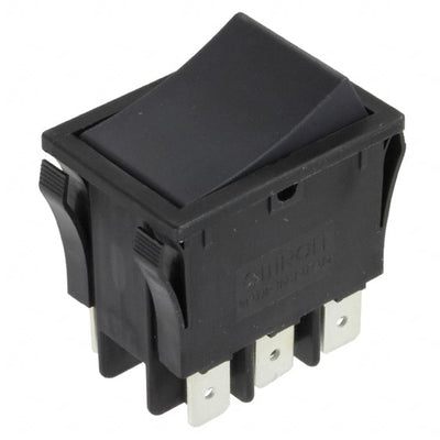 A8G-107-1-24 by Omron Electronics Inc-EMC Div - ROCKER SWITCH DPDT20A 250V