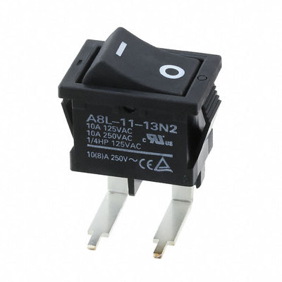 A8L-11-13N2 by Omron Electronics Inc-EMC Div - ROCKER SWITCH SPST 10A 125V