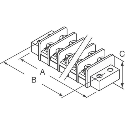 4-1546670-2 by TE Connectivity AMP Connectors - CONNECTOR BARRIER STRP 12CIRC 0.437