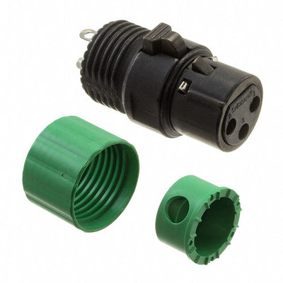 AAA3FBGGLP by Switchcraft Inc. - CONNECTOR PLUG FMALE XLR 3POS SOLDER