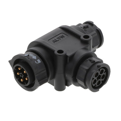 AB-DC-050505-HBH-TQ001 by Amphenol LTW - CONNECTOR T-ADAPTER 5P-5/5P M-F/M/M
