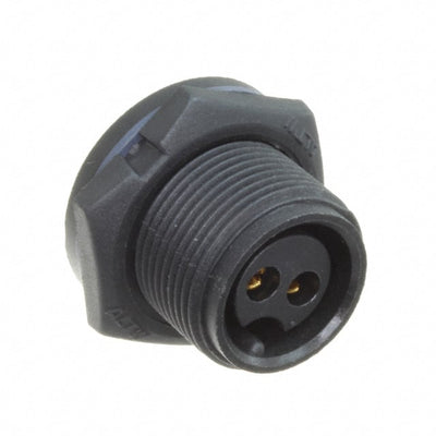 ABD-02PMFS-SC7001 by Amphenol LTW - CONNECTOR RECPT FMALE 2P GOLD SLDR CUP