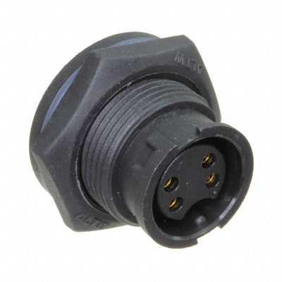 ABD-04PMFS-LC7001 by Amphenol LTW - CONNECTOR RECPT FMALE 4P GOLD SLDR CUP