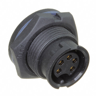 ABD-05PMFS-LC7001 by Amphenol LTW - CONNECTOR RECPT FMALE 5P GOLD SLDR CUP