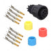 ABD-08BFFC-LL7AP0 by Amphenol LTW - CONNECTOR PLUG FMALE 8POS GOLD CRIMP