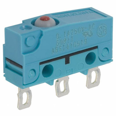 ABS1410519 by Panasonic Electric Works - SNAP ACT ION SWITCH SPDT 100MA 125V