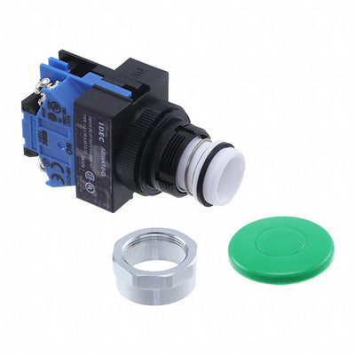 ABW410-G by IDEC - 22MM PUSHBUTTON GREEN