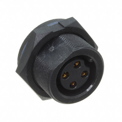 ACB-04PMFS-SC7001 by Amphenol LTW - CONNECTOR RECPT FMALE 4P GOLD SLDR CUP