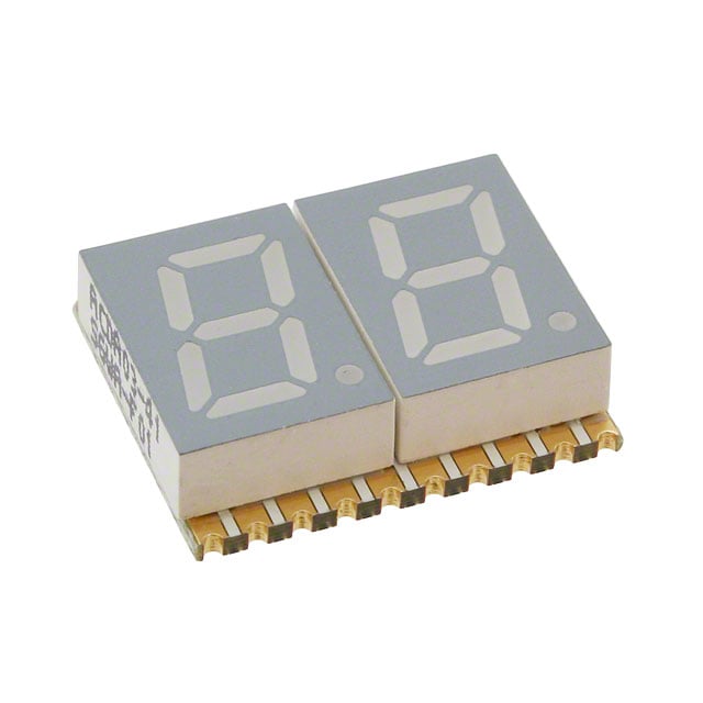 ACDA03-41SGWA-F01 by Kingbright - DISPLAY 7SEG 0.3"" DBL GRN 20SMD