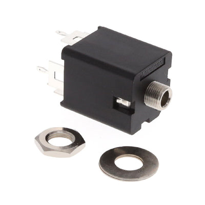 ACJS-MV35-5 by Amphenol Audio - 3.5MM STEREO VERT METAL NUT SCHE