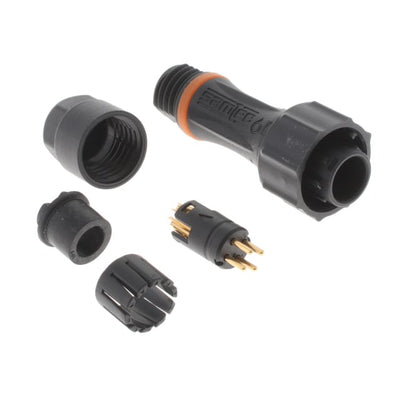ACPK-12-01-G-T-P-1 by Samtec Inc. - CONNECTOR PLUG MALE 4P GOLD SLDR CUP