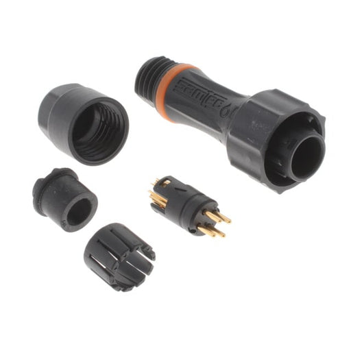ACPK-12-01-G-T-P-1 by Samtec Inc. - CONNECTOR PLUG MALE 4P GOLD SLDR CUP