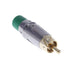 ACPL-CGR by Amphenol Audio - RCA SERIES MALE CABLE BLK CHROME