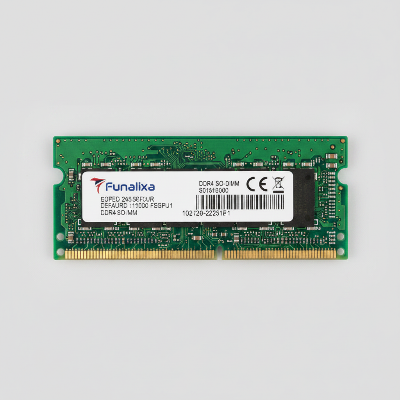 Samsung RAM module on a white background