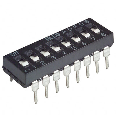 1-1825002-3 by TE Connectivity ALCOSWITCH Switches - SWITCH SLIDE DIP SPST 25MA 24V
