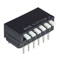 1-1571999-6 by TE Connectivity ALCOSWITCH Switches - SWITCH PIANO DIP SPST 25MA 24V