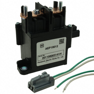 AEP18012 by Panasonic Electric Works - RELAY SPST 80A 12V