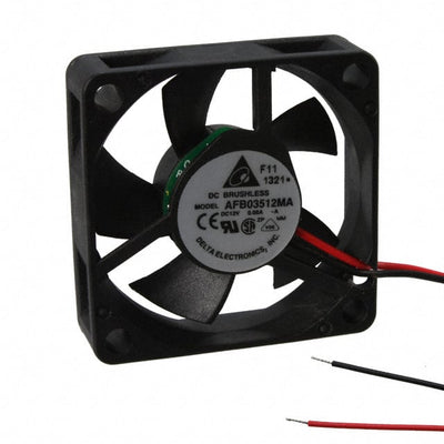 AFB03512MA-A by Delta Electronics - FAN AXIAL 35X10MM 12VDC WIRE