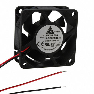 AFB0624EH-A by Delta Electronics - FAN AXIAL 60X25.4MM 24VDC WIRE