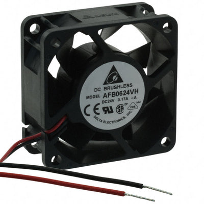 AFB0624VH-A by Delta Electronics - FAN AXIAL 60X25.4MM 24VDC WIRE
