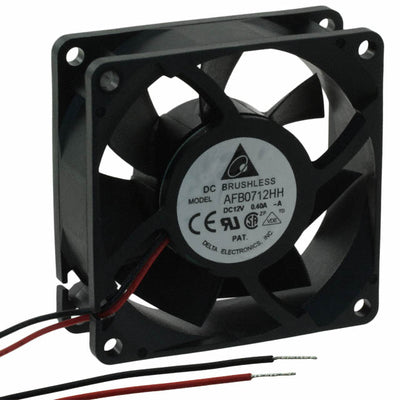 AFB0712HH-A by Delta Electronics - FAN AXIAL 70X25.4MM 12VDC WIRE