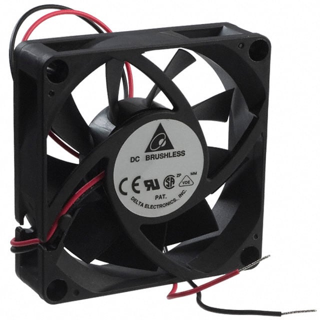 AFB0712HHB by Delta Electronics - FAN AXIAL 70X15MM 12VDC WIRE