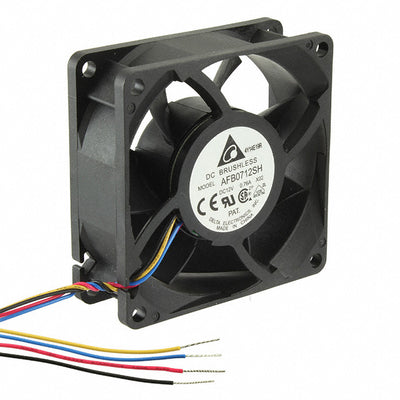 AFB0712SHX02 by Delta Electronics - FAN AXIAL 70X25.4MM 12VDC WIRE