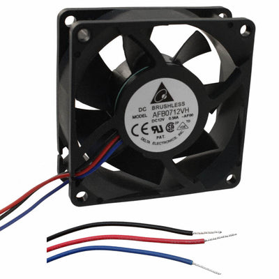 AFB0712VH-AF00 by Delta Electronics - FAN AXIAL 70X25.4MM 12VDC WIRE