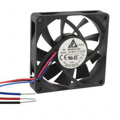 AFB0712VHB-F00 by Delta Electronics - FAN AXIAL 70X15MM 12VDC WIRE