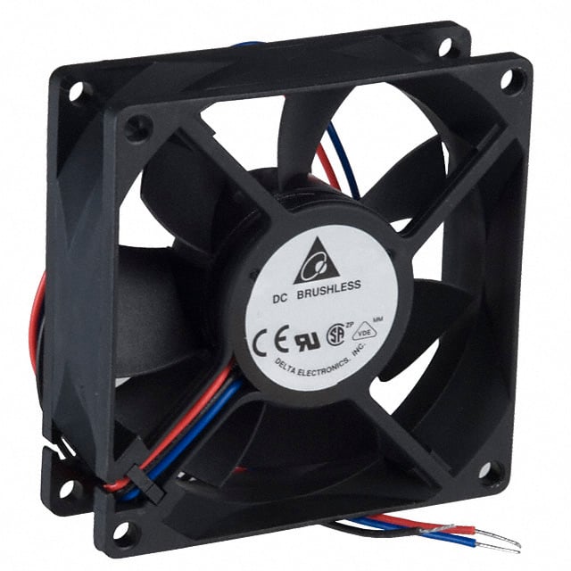 AFB0812VH-R00 by Delta Electronics - FAN AXIAL 80X25.4MM 12VDC WIRE