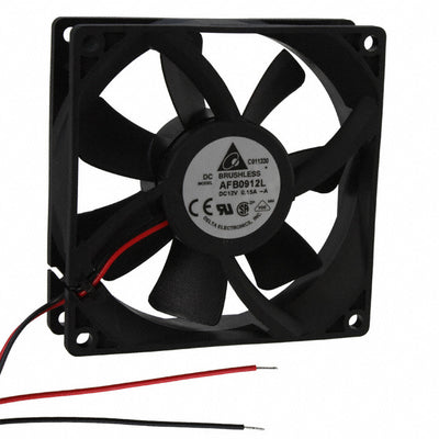 AFB0912L-A by Delta Electronics - FAN AXIAL 92X25.4MM 12VDC WIRE