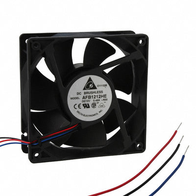 AFB1212HE-R00 by Delta Electronics - FAN AXIAL 120X38MM 12VDC WIRE