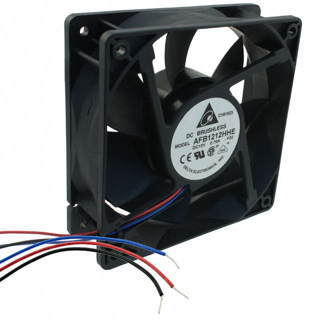 AFB1212HHE-F00 by Delta Electronics - FAN AXIAL 120X38MM 12VDC WIRE
