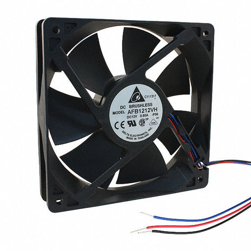 AFB1212VH-F00 by Delta Electronics - FAN AXIAL 120X25.4MM 12VDC WIRE