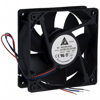 AFB1212VHE-F00 by Delta Electronics - FAN AXIAL 120X38MM 12VDC WIRE