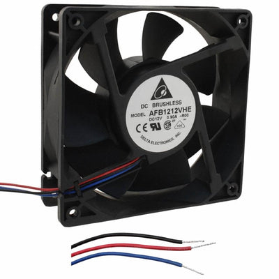 AFB1212VHE-R00 by Delta Electronics - FAN AXIAL 120X38MM 12VDC WIRE