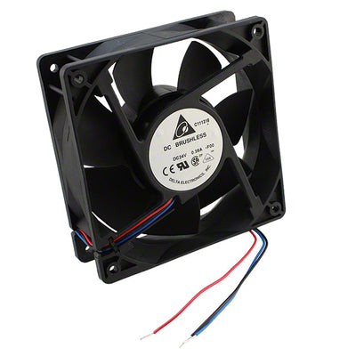 AFB1224HE-F00 by Delta Electronics - FAN AXIAL 120X38MM 24VDC WIRE