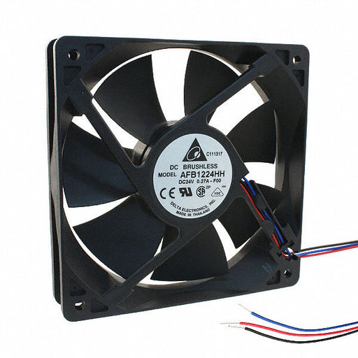 AFB1224HH-F00 by Delta Electronics - FAN AXIAL 120X25.4MM 24VDC WIRE