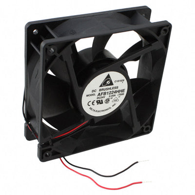 AFB1224HHE-T500 by Delta Electronics - FAN AXIAL 120X38MM 24VDC WIRE