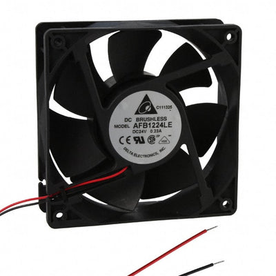 AFB1224LE by Delta Electronics - FAN AXIAL 120X38MM 24VDC WIRE