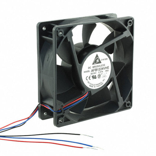 AFB1224VHE-R00 by Delta Electronics - FAN AXIAL 120X38MM 24VDC WIRE